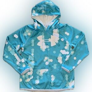Under Armour Girls Hoodie Blue/Green YXL